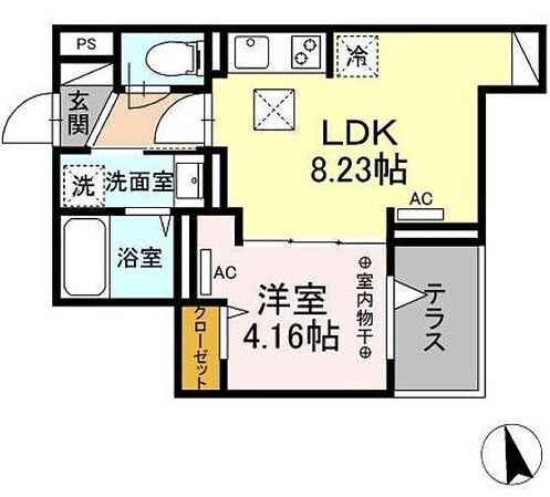 アヴァンス豊島　Aの物件間取画像